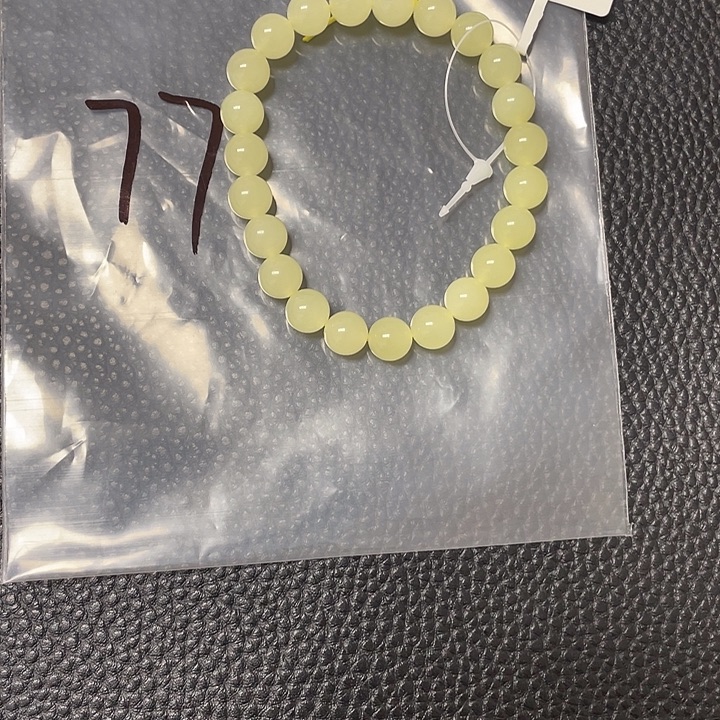 贺***贺和田玉（糖玉）未镶嵌手链