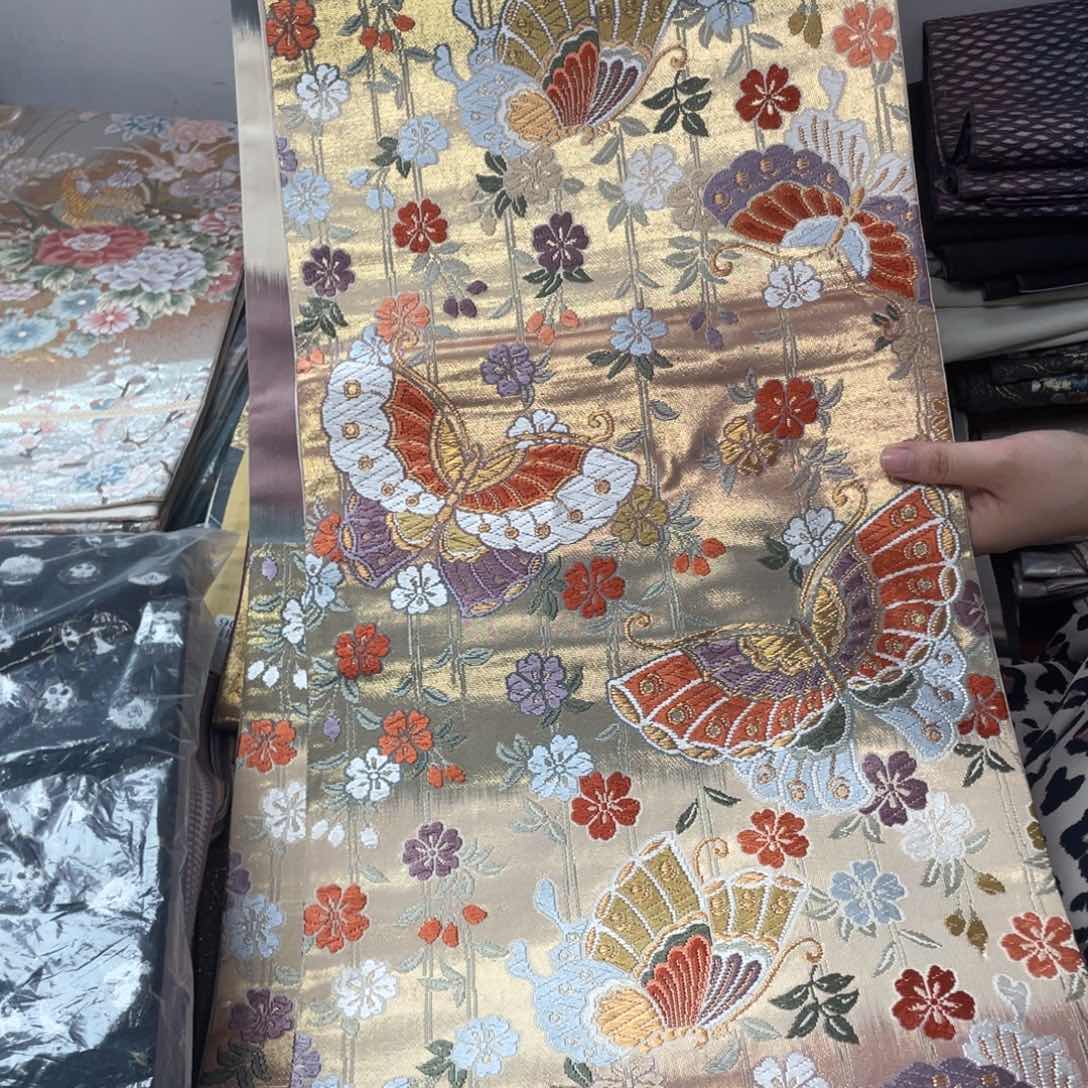 刺绣唐锦西阵织高端定制面料 