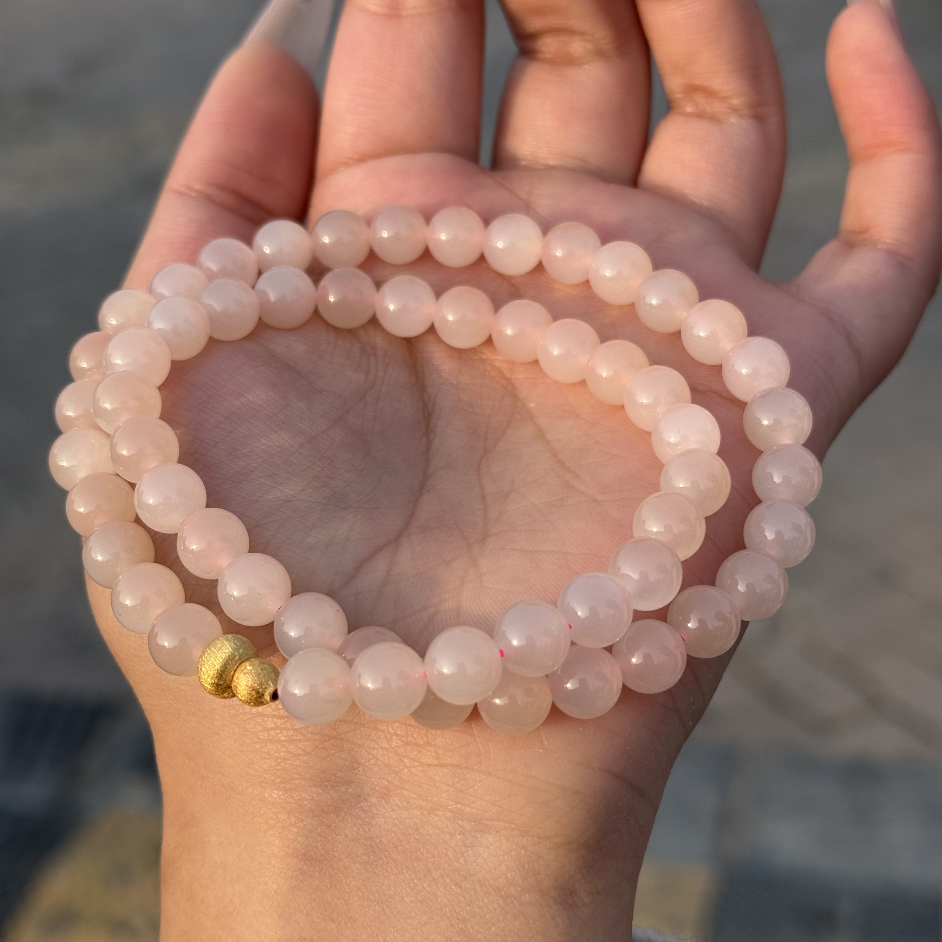 和田玉颈饰未镶嵌卡8藕粉三国弟弟拍一发一