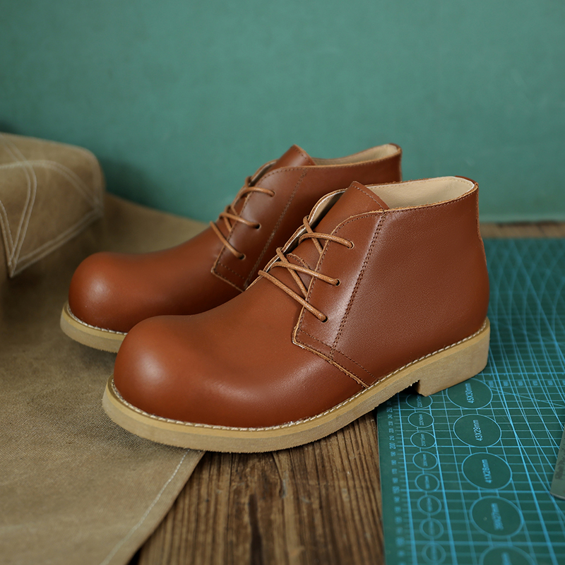 99865新款冬季头层牛皮高帮马丁靴男士真皮靴子时尚男款短皮靴