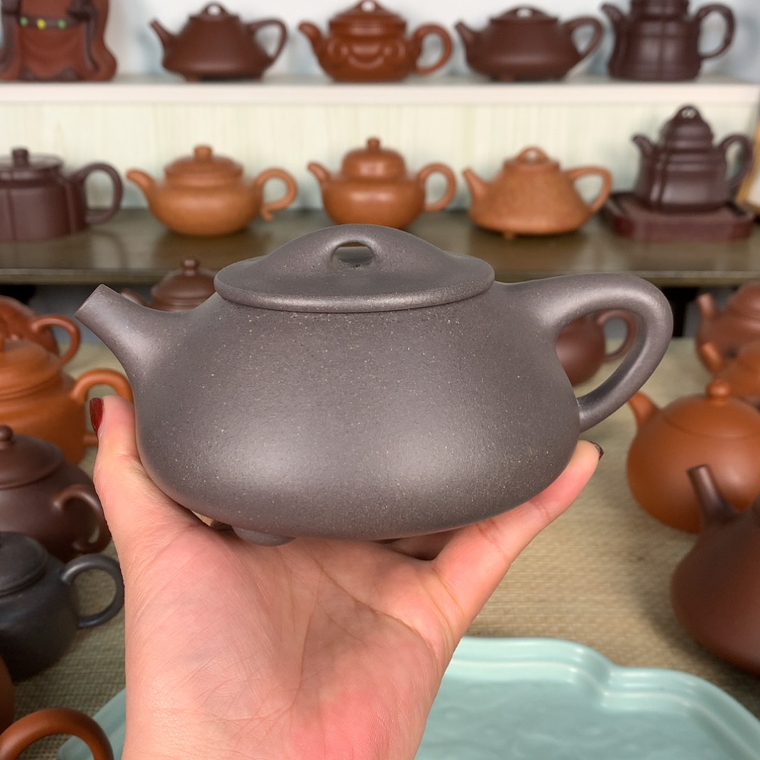 紫砂茶壶景舟石瓢容量320