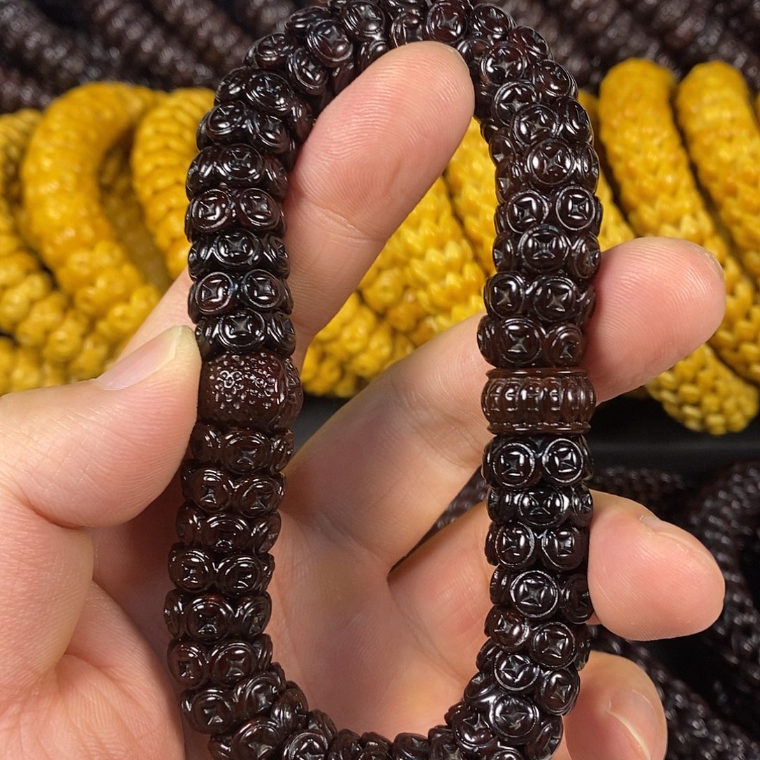 紫金鼠手串配饰钱币13