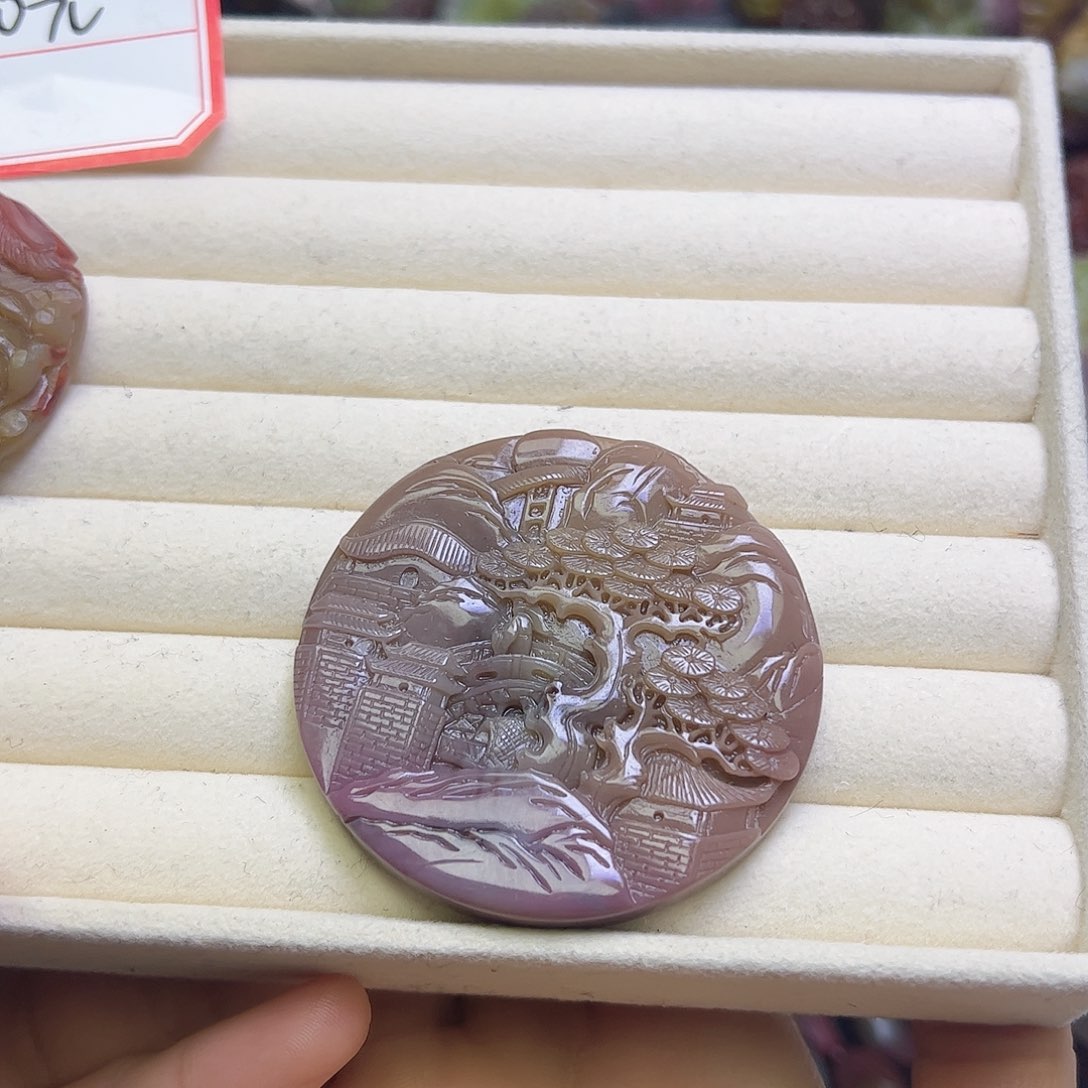 玛瑙/玉髓未镶嵌定制吊坠