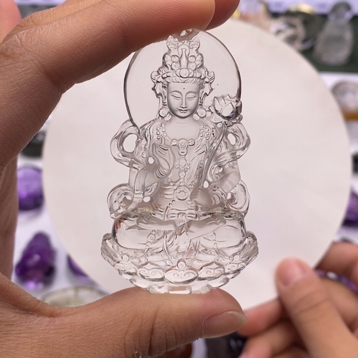 啵***～水晶颈饰未镶嵌定制