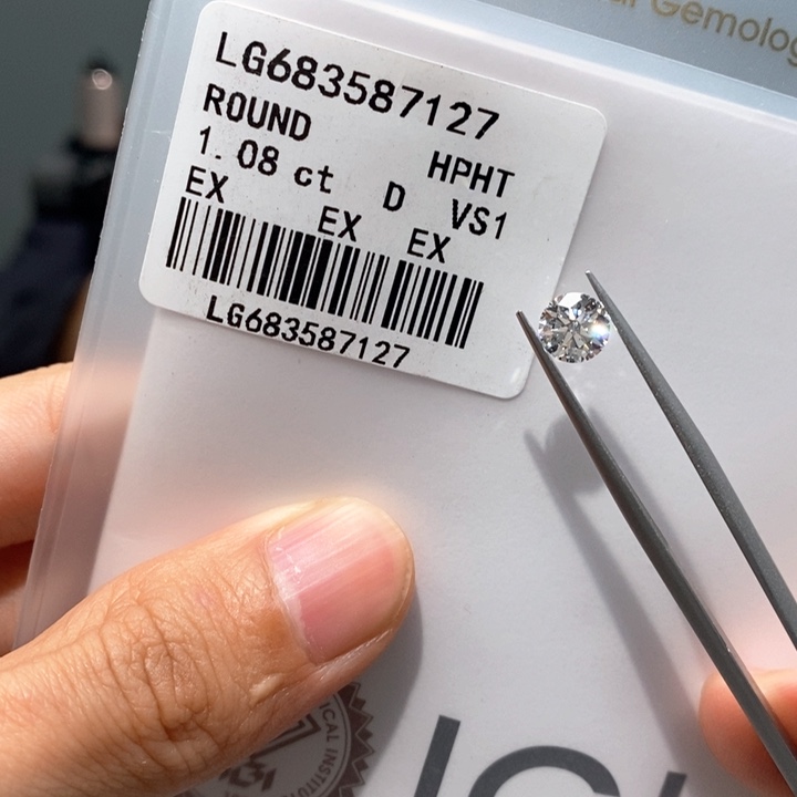 实验室培育钻石裸石未镶嵌