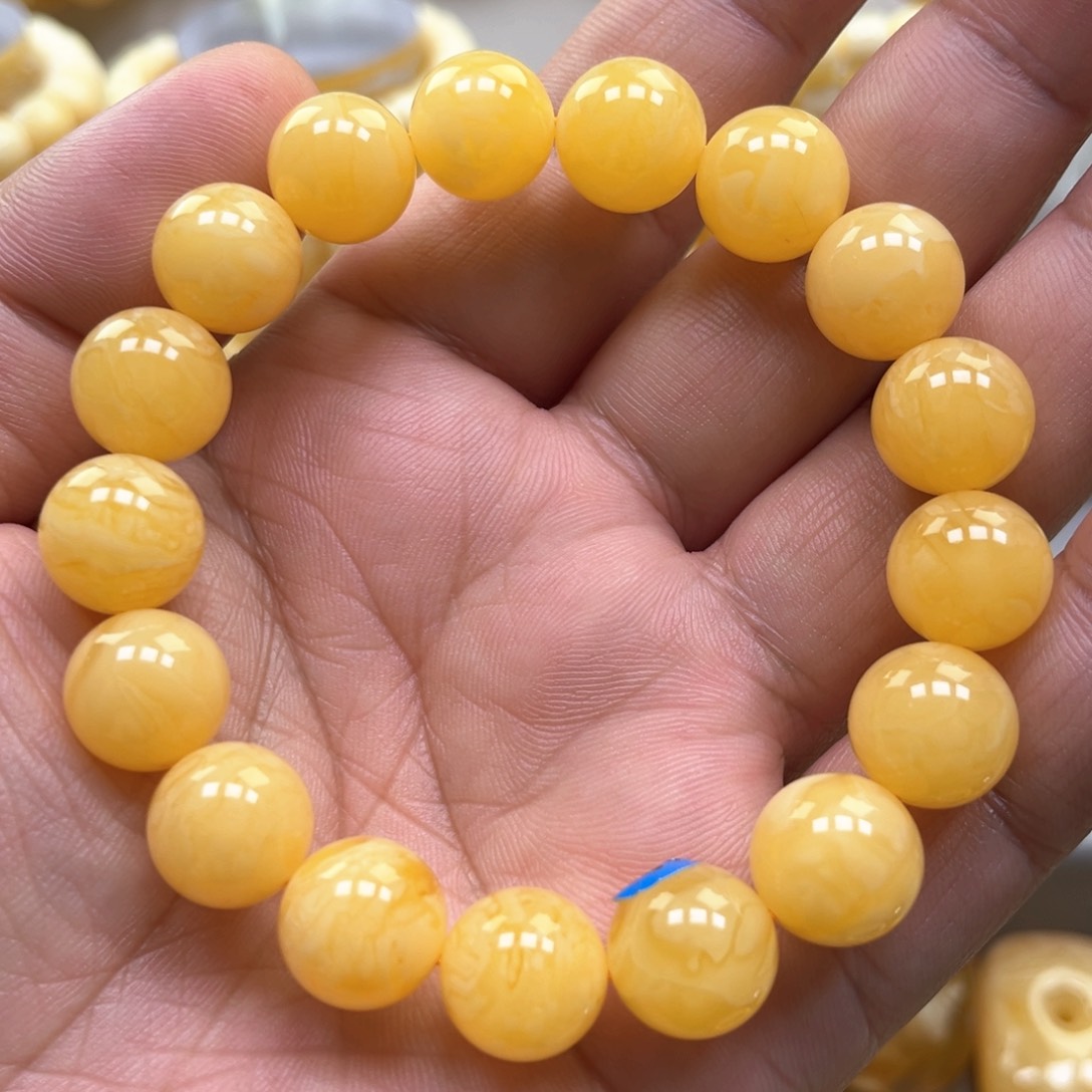 琥珀手链未镶嵌手串