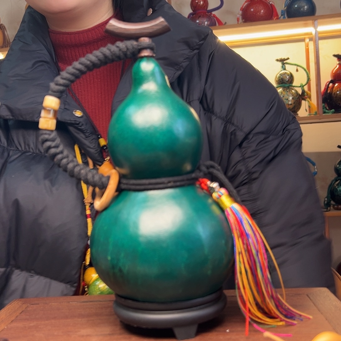 5 传统大漆酒葫芦直播间一物一拍