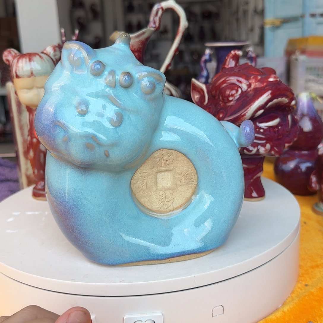 摆件郑家钧窑摆件