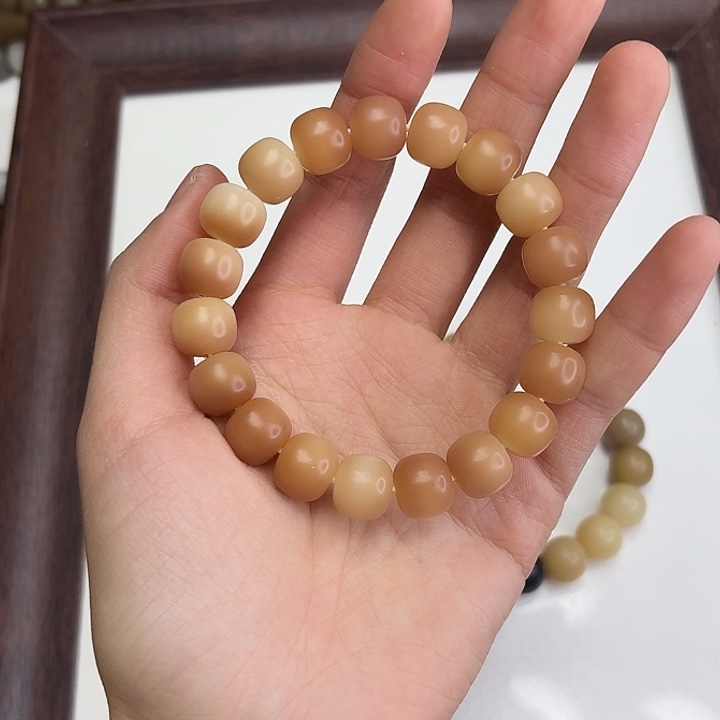 手串菩提根/象牙果卡12干磨桶珠