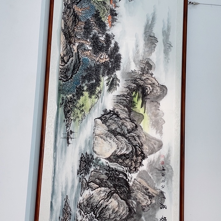 国画在这种装修正在做