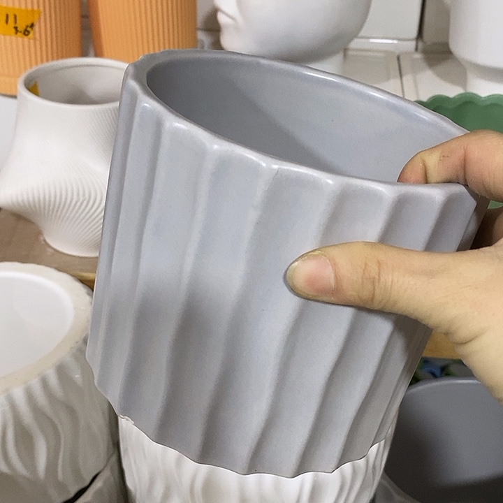 摆件陶陶盆有孔 瑕疵介意勿拍