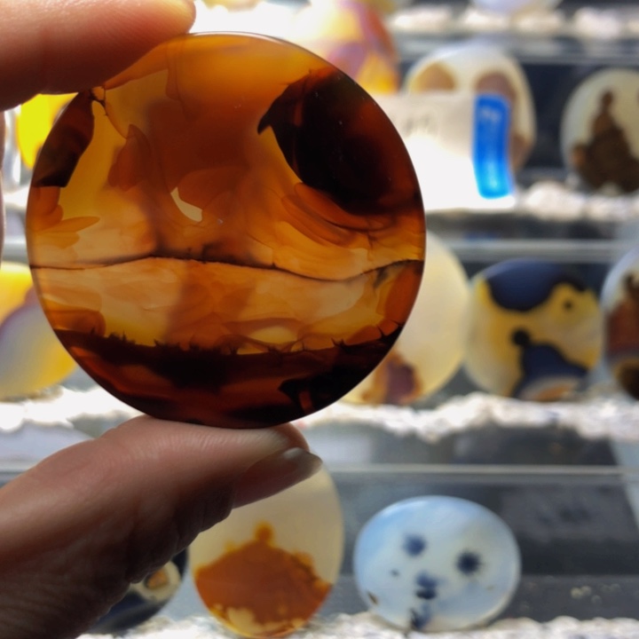 合金玛瑙/玉髓珠宝奇石107