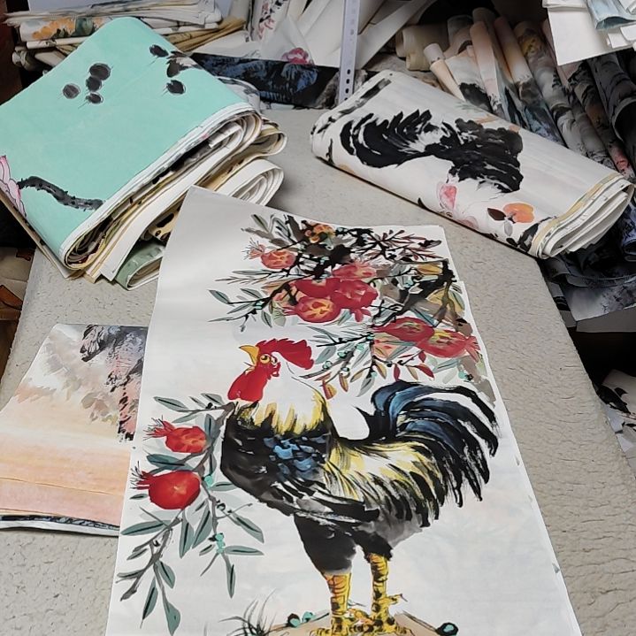 金***校国画落款后台备注