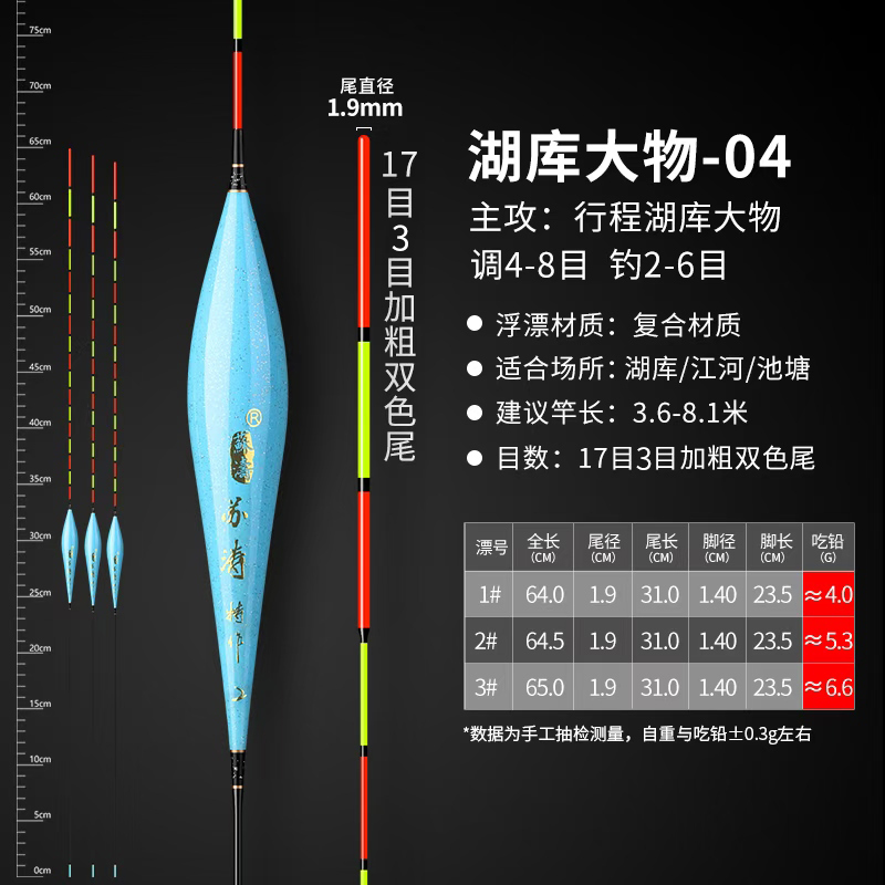 湖库04，青鱼珠珠草鳊鲢鳙翘综合浮漂