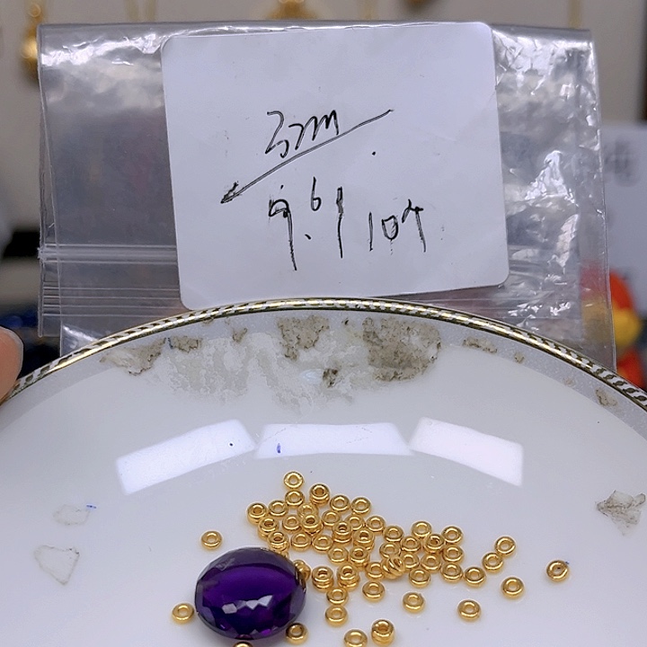 紫晶颈饰银S925镶嵌紫晶925镶嵌105