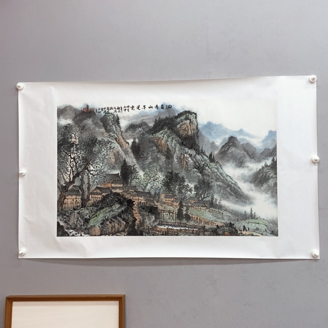 国画李可河96*85真人真品