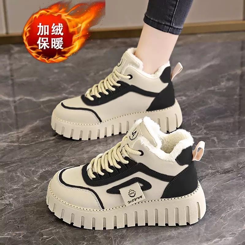【厂家直销】东北雪地靴女2025冬季新款厚底加绒保暖防滑软底棉鞋女