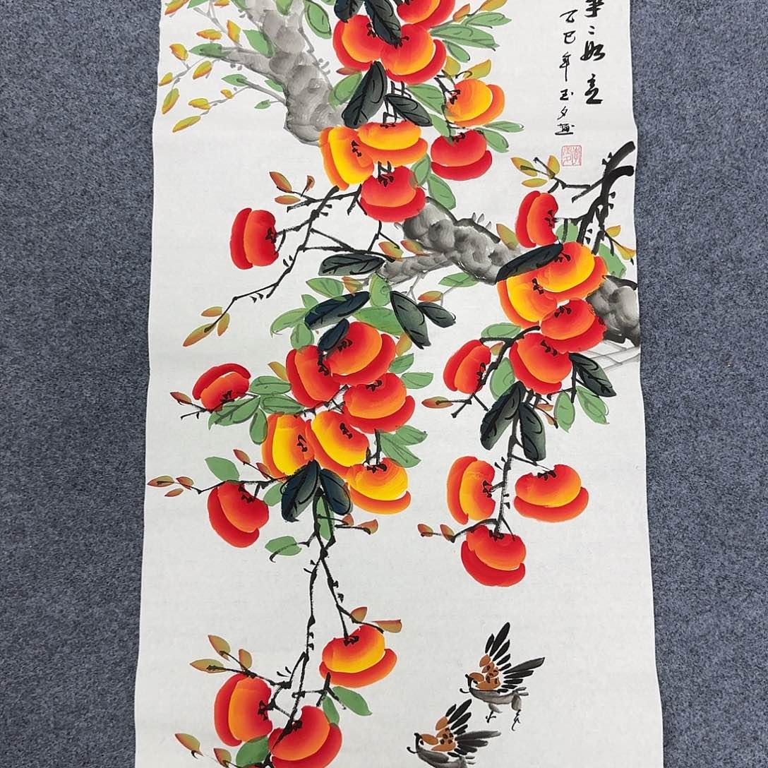 国画国画作品宣纸纯手绘
