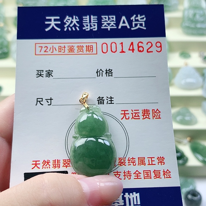 颈饰未镶嵌翡翠吊