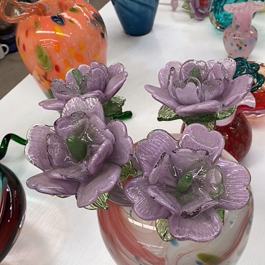 琉璃夜光花高45厘米4只