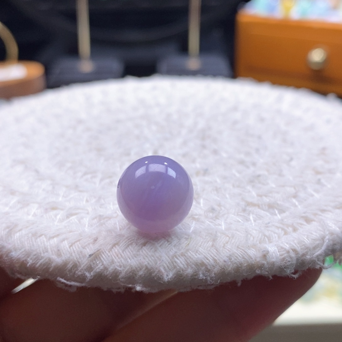 翡翠未镶嵌颈饰翡翠红紫色珠