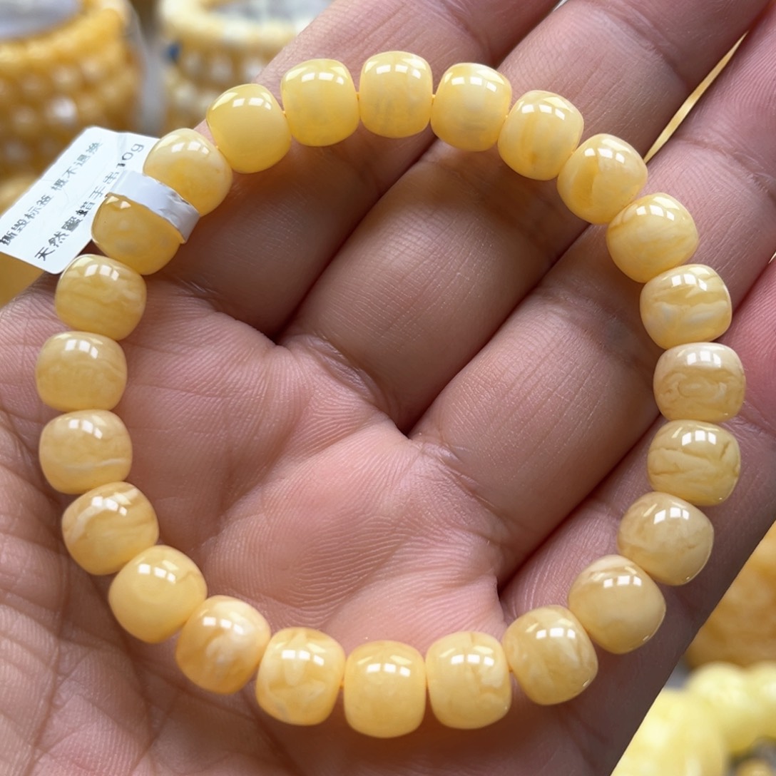 琥珀手链未镶嵌手串