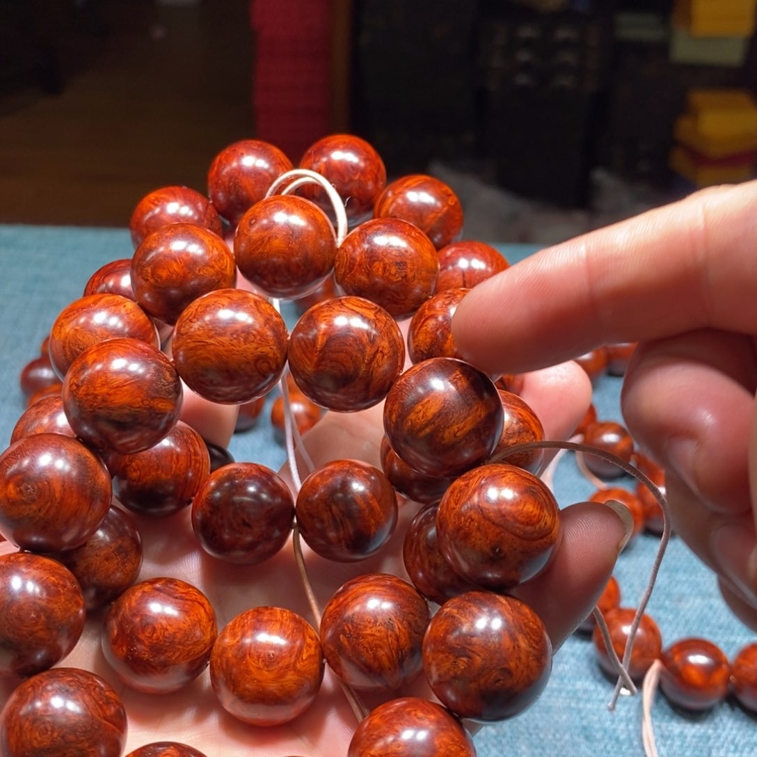 小叶紫檀手串/手链多样性发其一小叶紫檀2.0满瘤疤