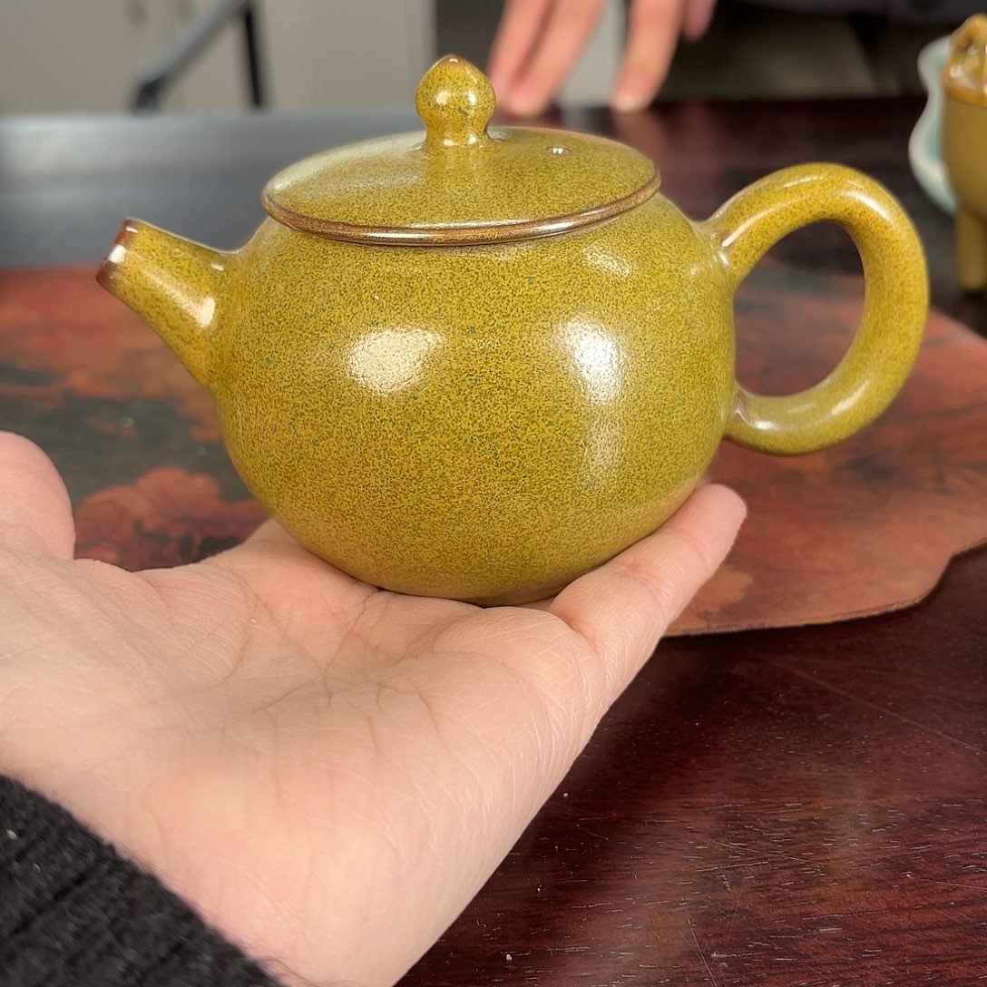 龙泉云间青瓷小米茶器