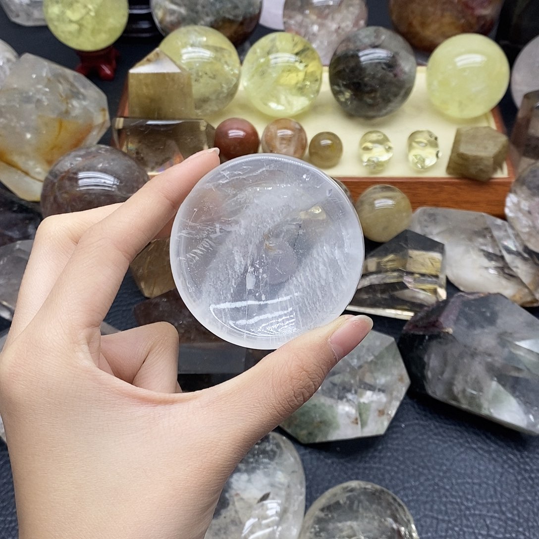 珠宝半成品水晶未镶嵌178水晶石