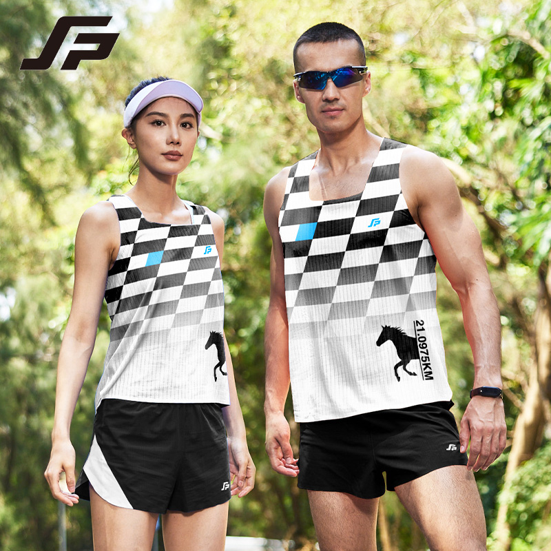 【马到成功】斐速跑冲刺系列马拉松跑步背心竞速速干衣马拉松衣服