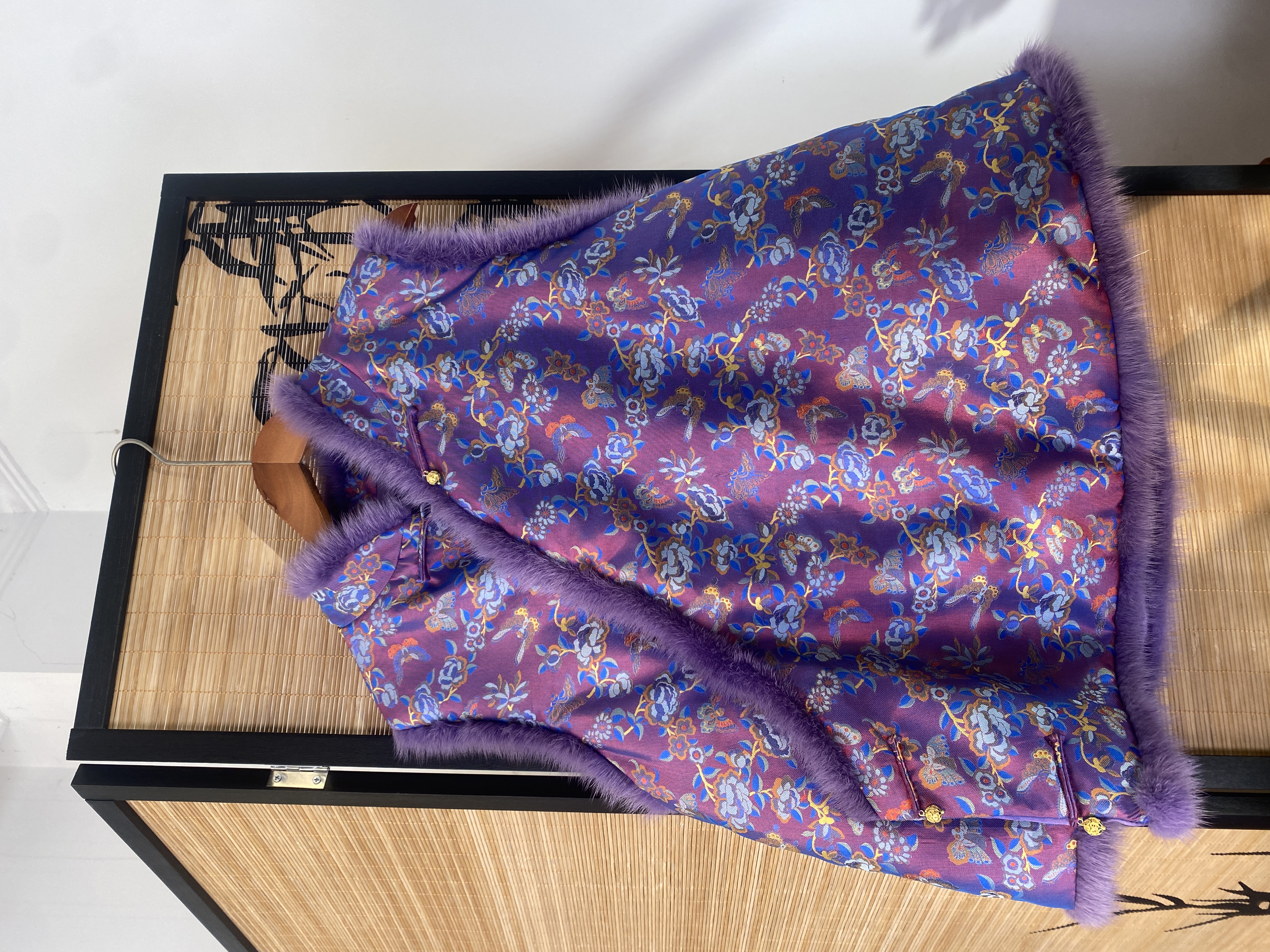 新中式国风夹棉蜀锦马甲女装