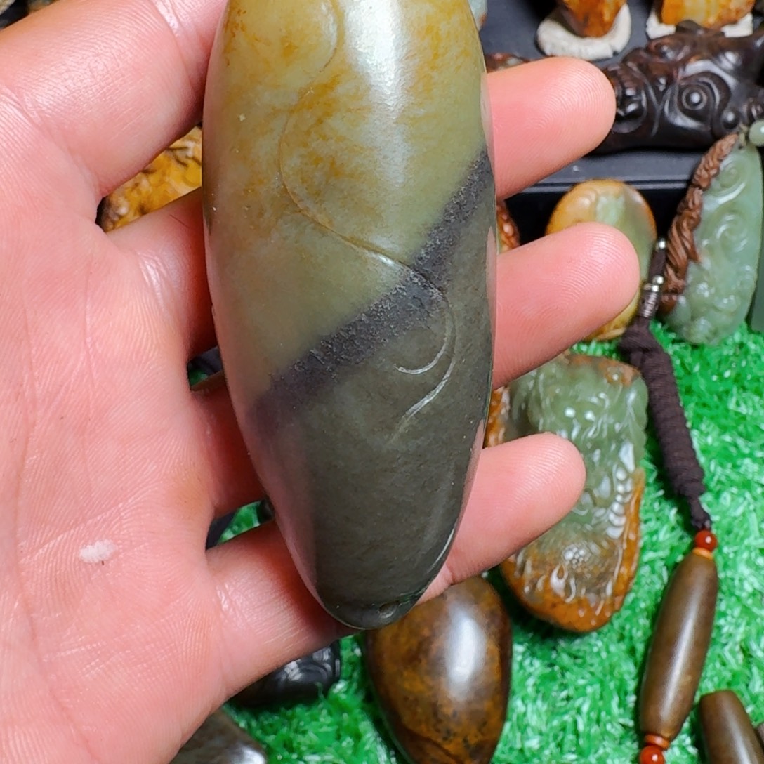 岫岩河磨玉（透闪石质玉）未镶嵌挂件