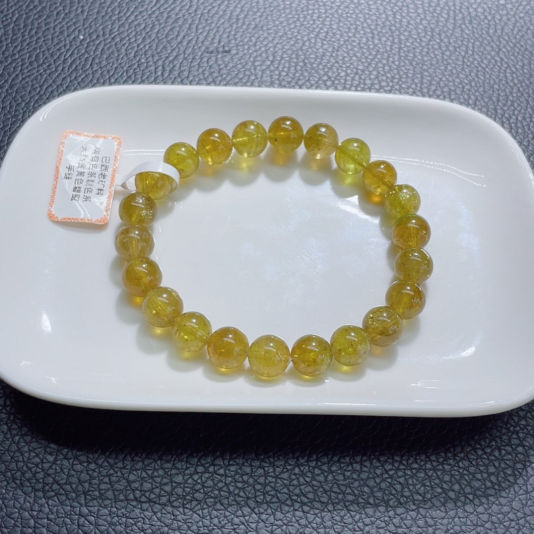 未镶嵌手链碧玺9.3mm左右