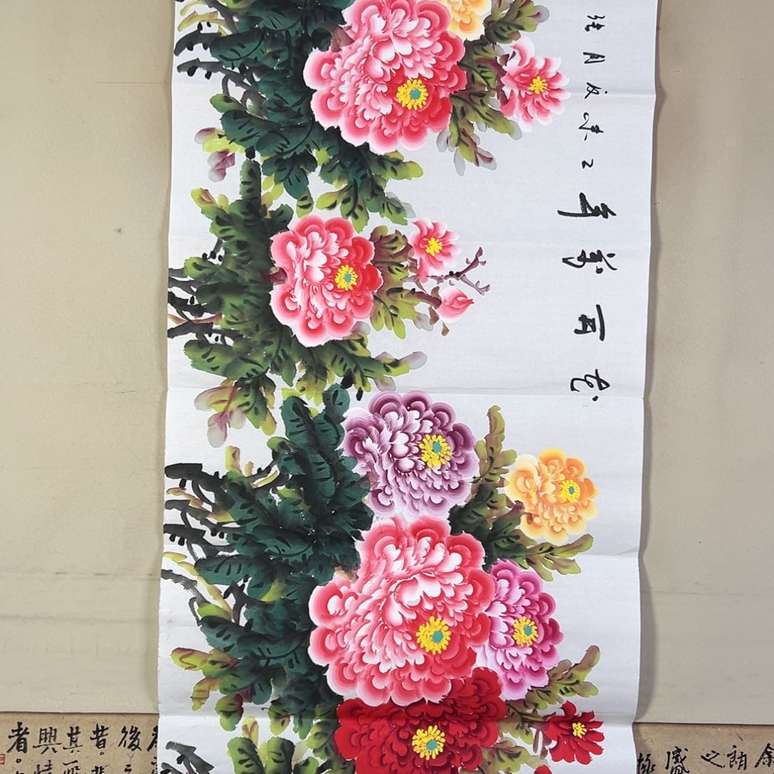 国画114 花鸟在此鸣叫时还要一