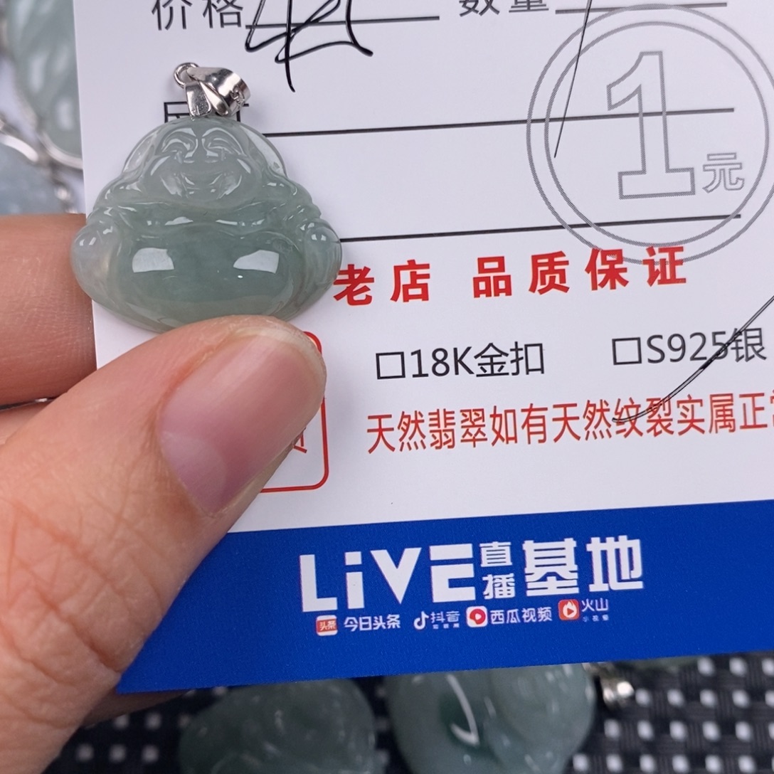 翡翠银S925镶嵌颈饰