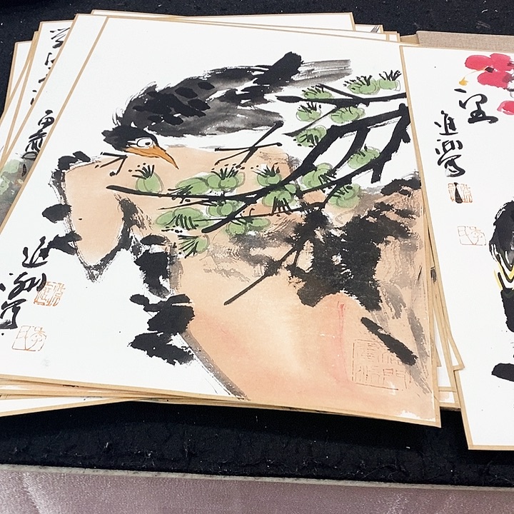 雪*木刻版画装饰精品李进潮