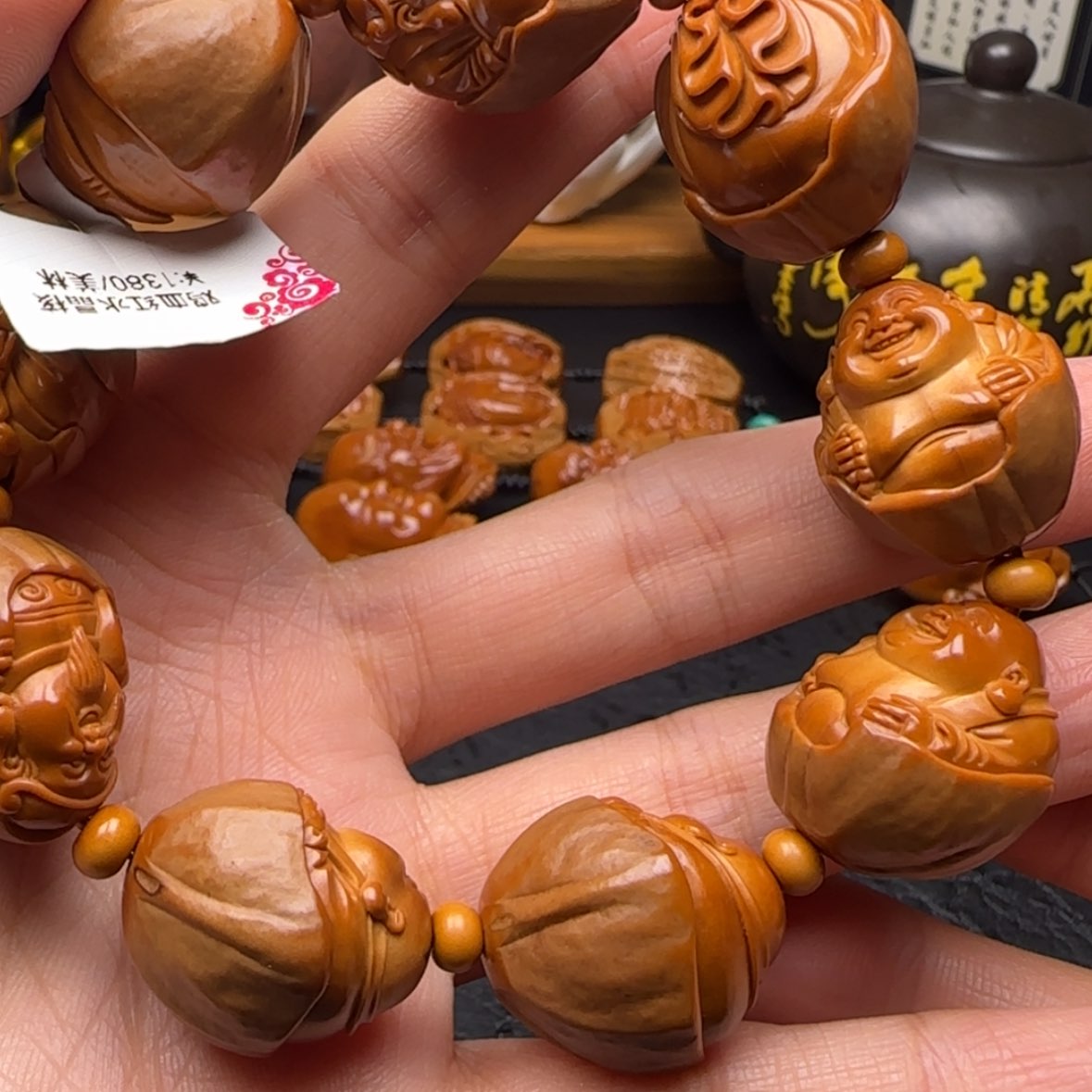 【闪购商品】手串/手链橄榄核包衣财弥