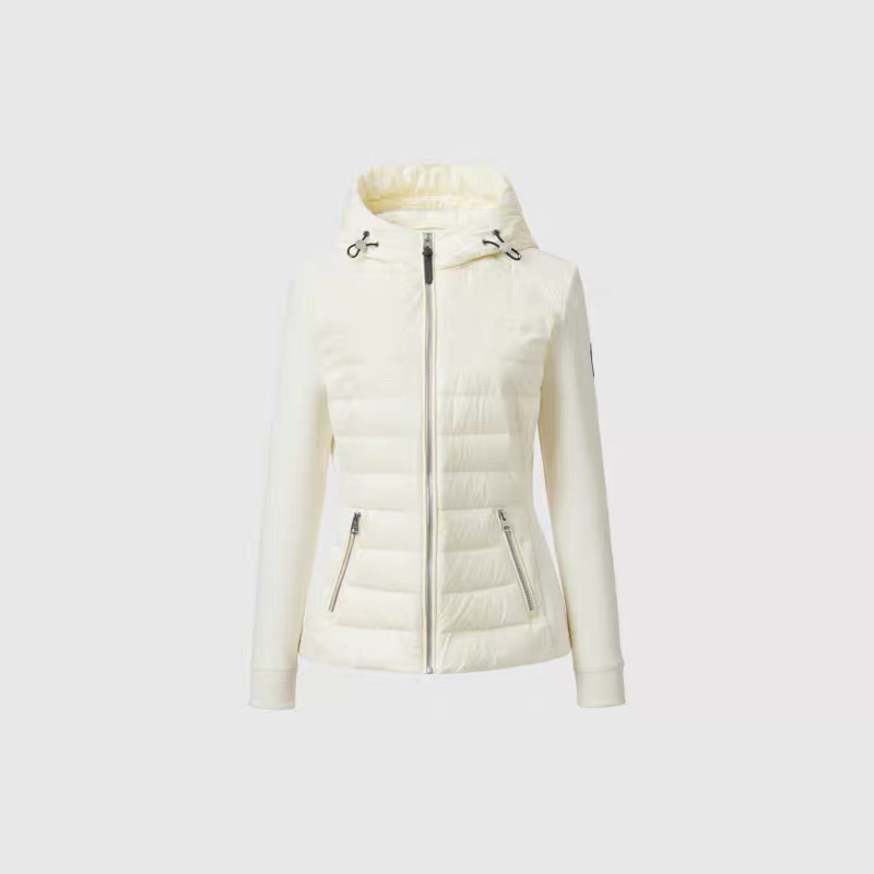 【大贤家】短款修身拼接连帽2025新款羽绒服