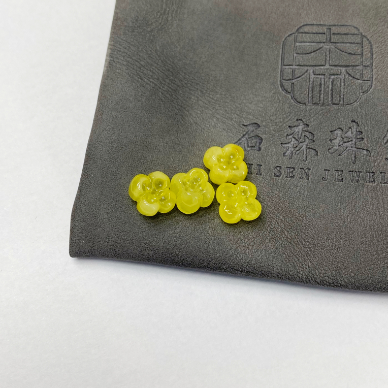 天然蜜蜡俄料雕刻小桂花小滴流【一单发4个】