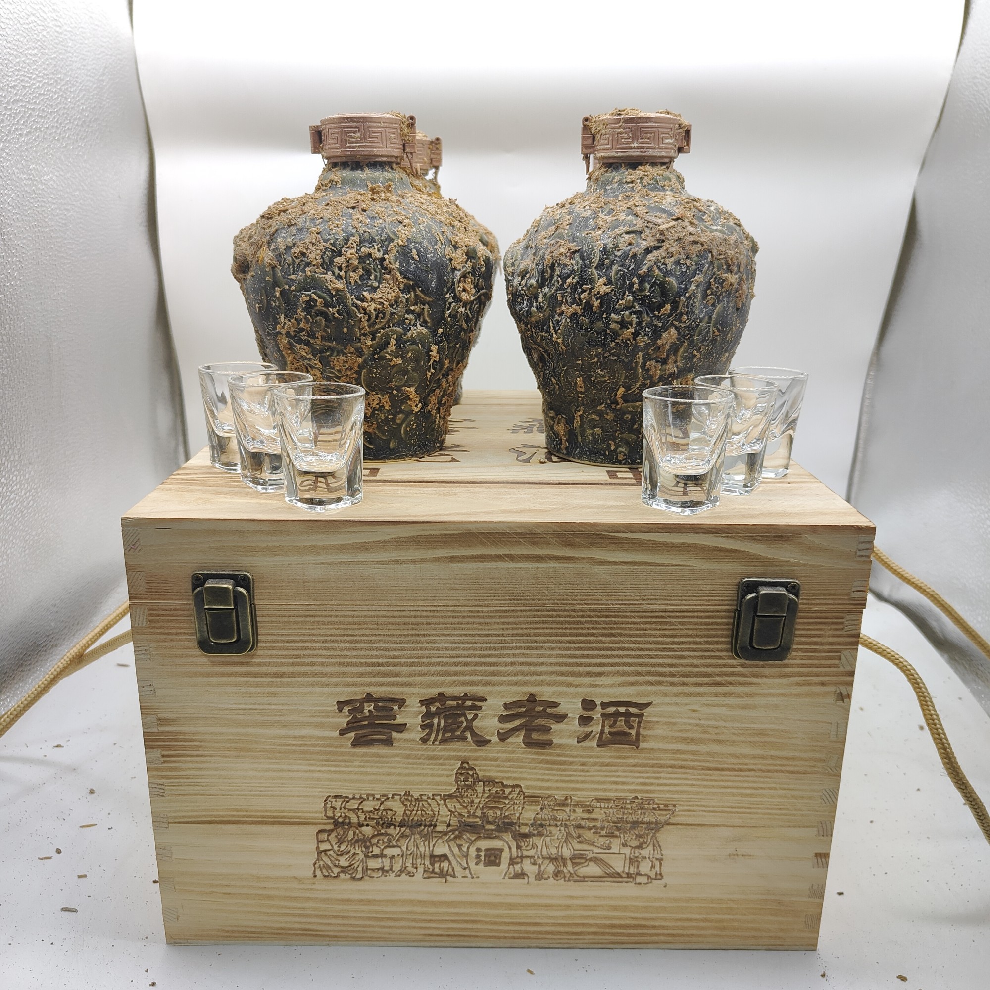 唐坊青瓷小龙坛500ml*4瓶52度浓香型 纯粮酒52度500ml