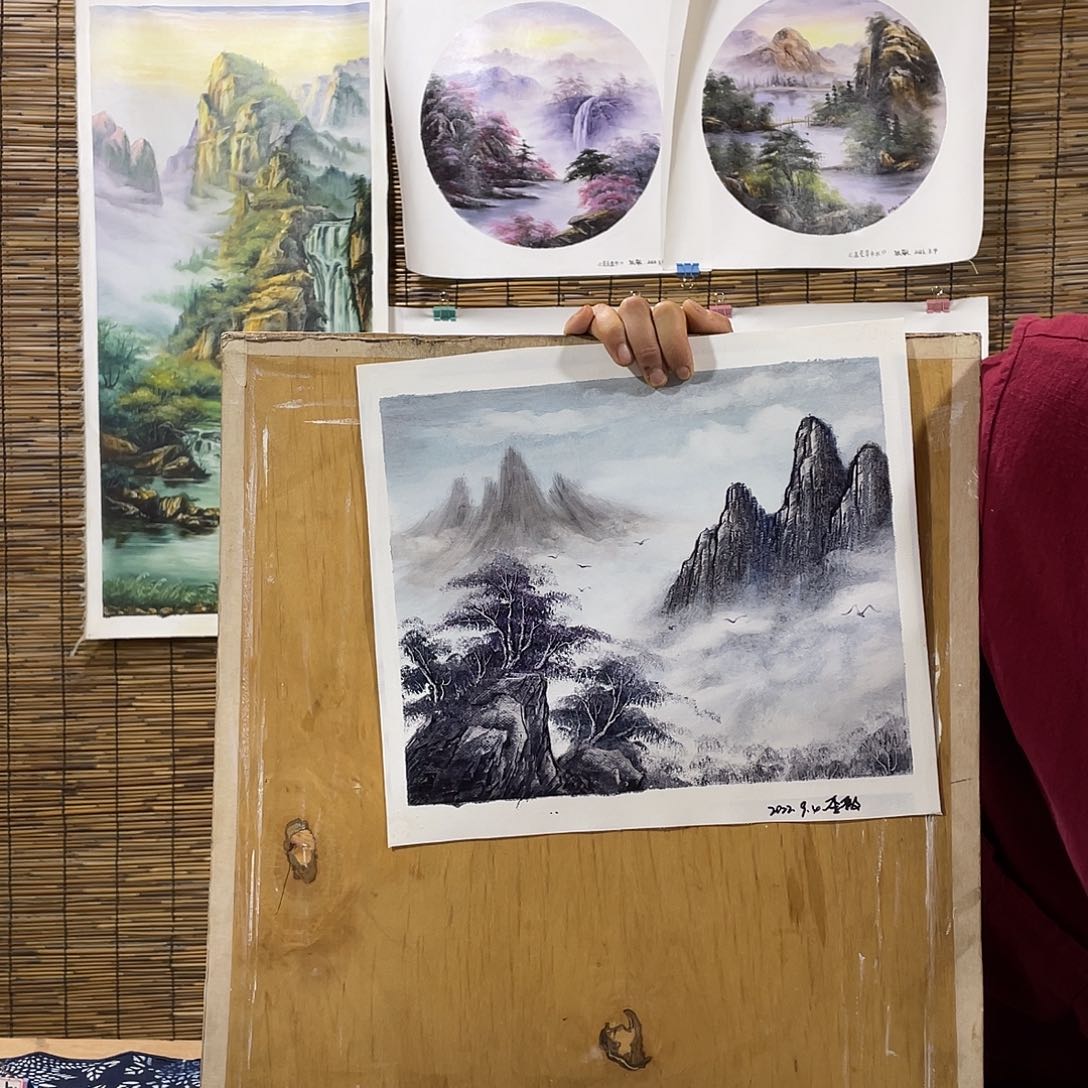 油画星*?薇爽 恭喜竞拍成功