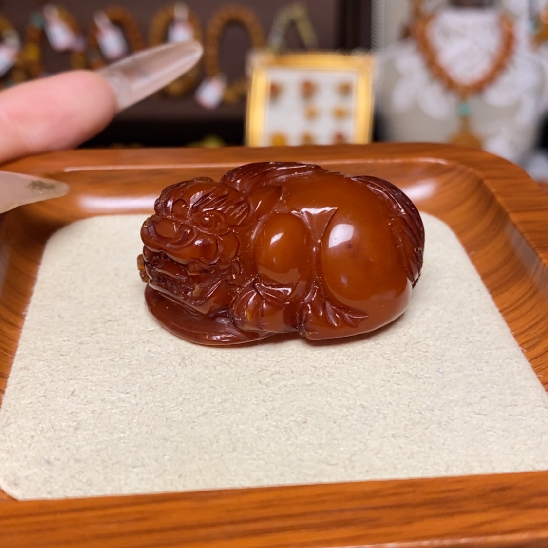 【闪购商品】蜜蜡颈饰未镶嵌王*鱼貔貅定制