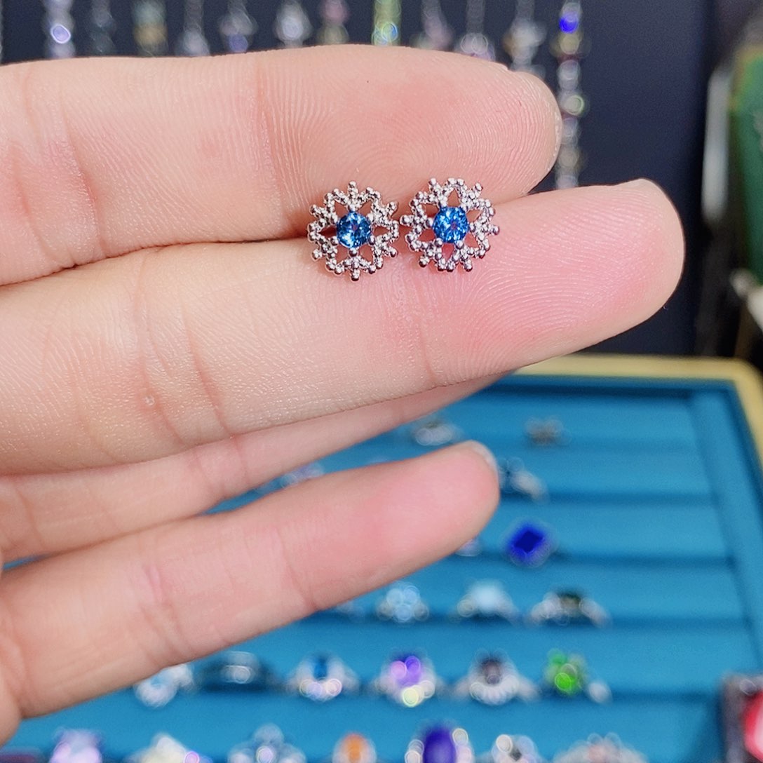 紫晶珠宝半成品银S925镶嵌