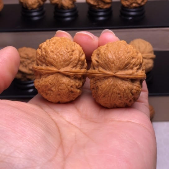 文玩核桃把件虎头门墩37