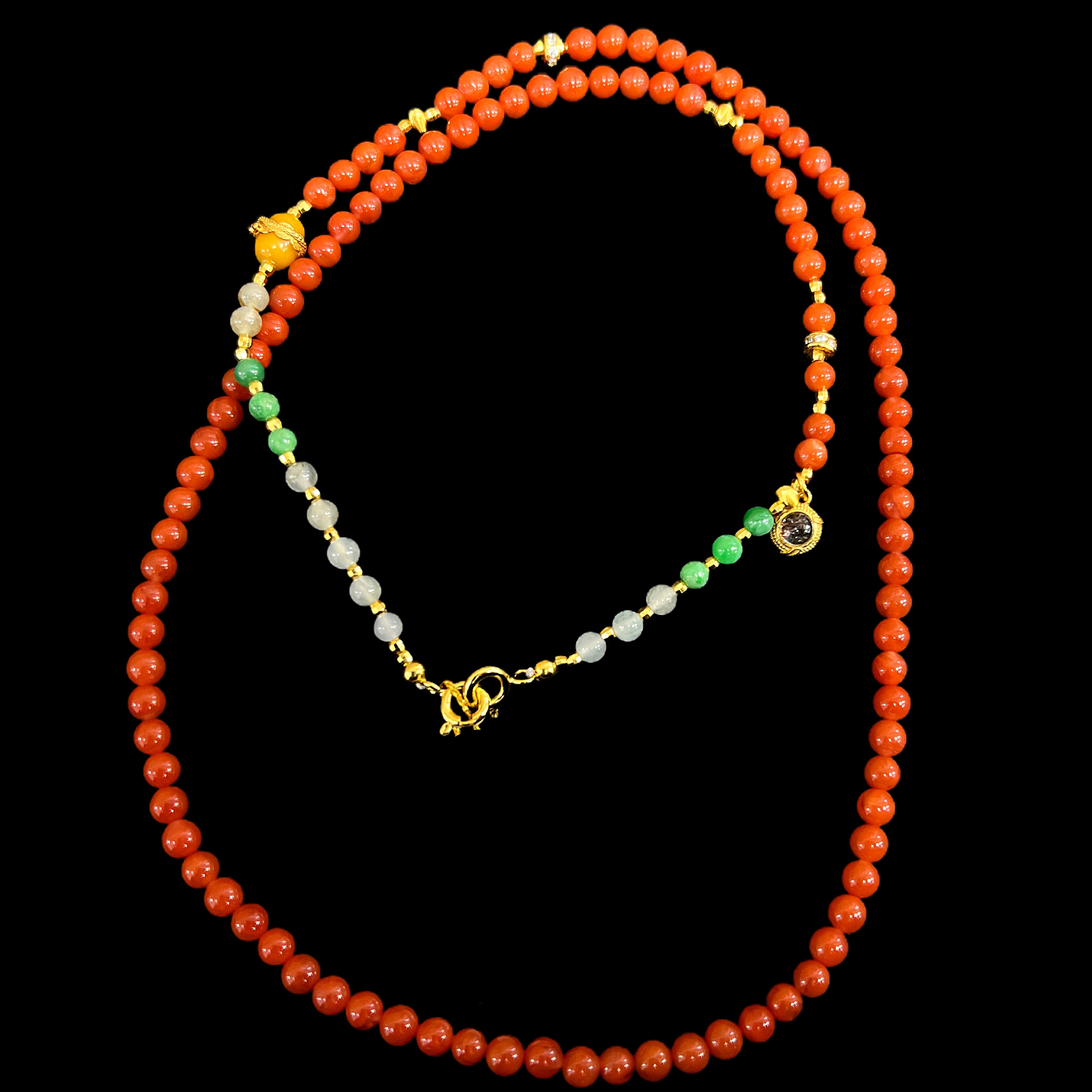 3949-南红项链链孤品