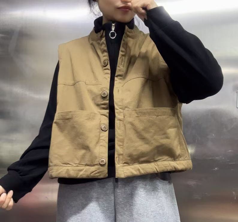 加棉加厚大口袋棉马夹棉裤226071