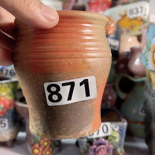 红陶多肉植物花盆