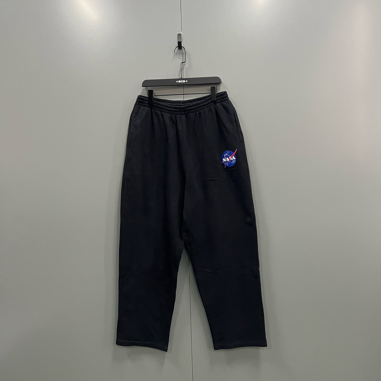 95新 Balenciaga/巴黎世家 ab3巴黎世家黑色贴布卫裤XS码014127