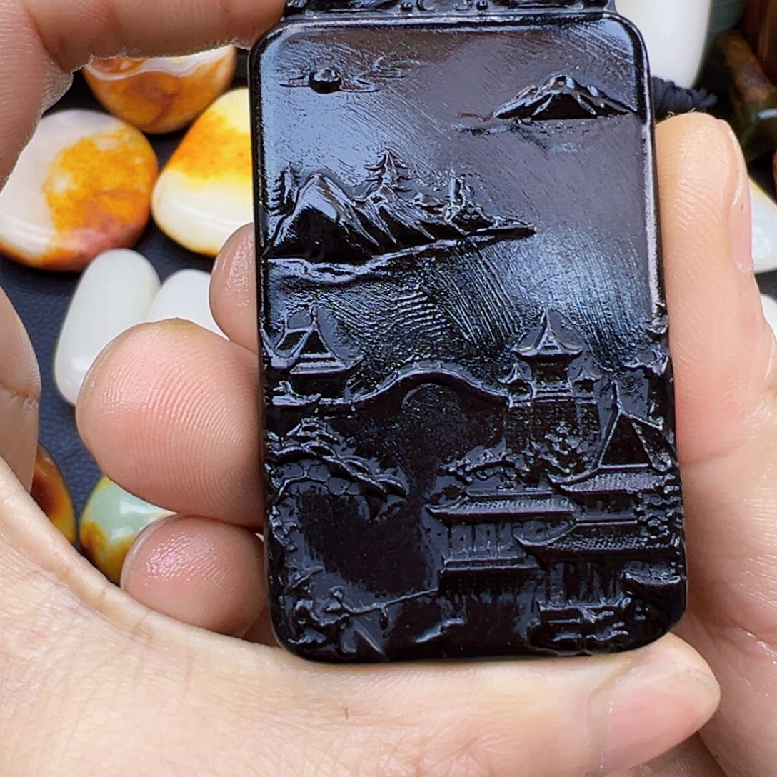 和田玉挂件未镶嵌