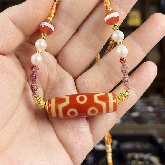 玛瑙/玉髓颈饰合金